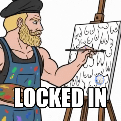 Crypto Painting GIF by Based Chad