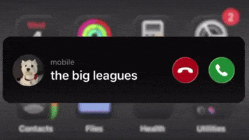 Calling Big Leagues GIF