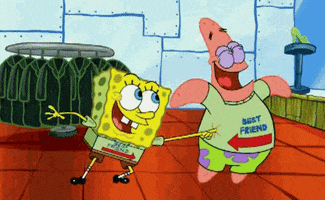 Best Friends Friendship GIF by SpongeBob SquarePants