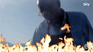 Fire Burning GIF by MasterChef Italia