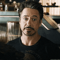 Robert Downey Jr Shrug GIF by MOODMAN