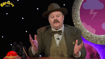 Bow Tie Hat GIF by CBeebies HQ
