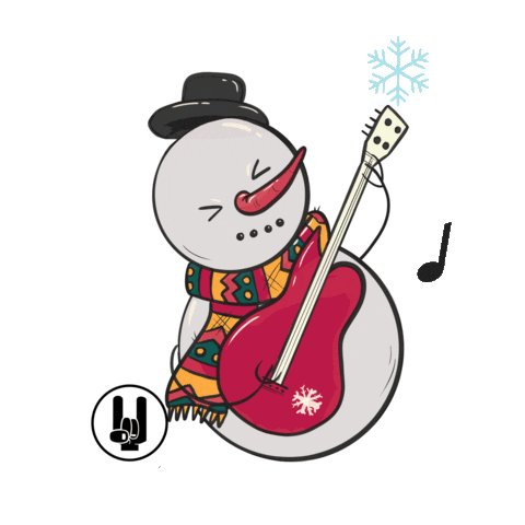 Heavy Metal Christmas Sticker