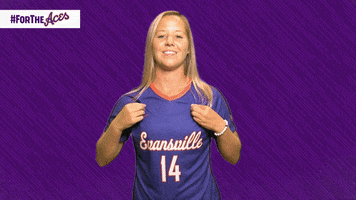 Purple Aces Soccer GIF by UE Athletics