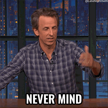 Seth Meyers Stop GIF by Late Night with Seth Meyers