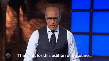 The End Mystery GIF by Dateline NBC