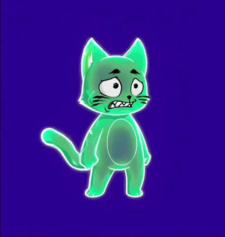 Sad Cat GIF by Hero Galaxy NFT