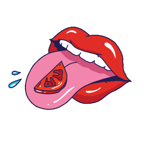 Lips Tomato Sticker by Duke's Mayonnaise