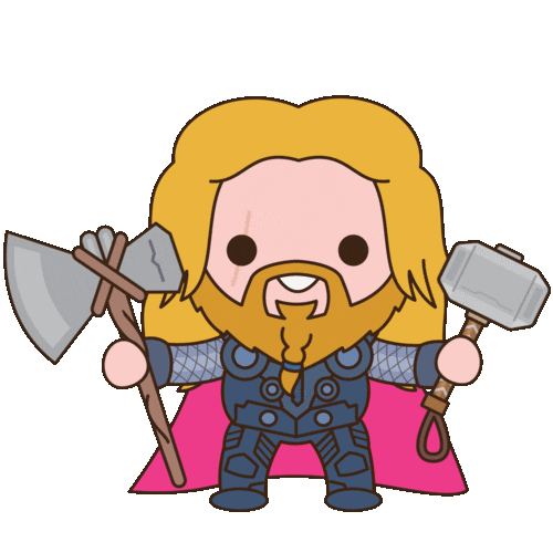 Chris Hemsworth Avengers Sticker by Marvel Studios for iOS & Android | GIPHY