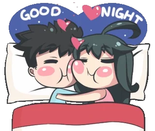 Good Night Hug GIF by Jin