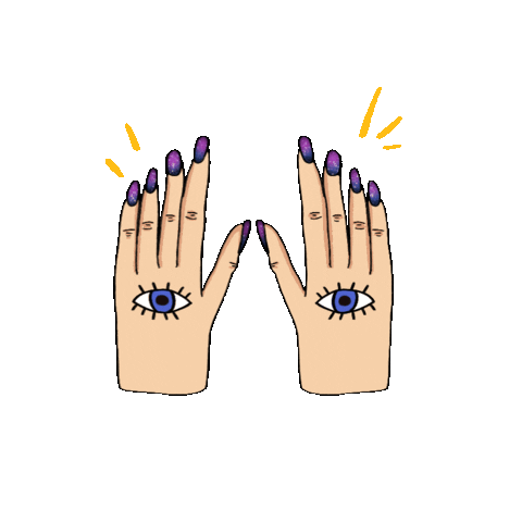 Eyes Wink Sticker by Happinez Magazine