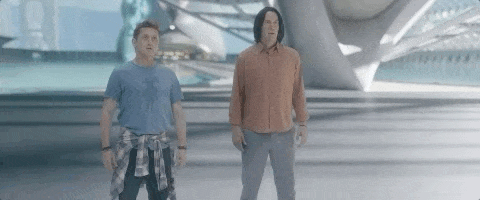 Keanu Reeves Ted Logan GIF by Bill & Ted Face the Music
