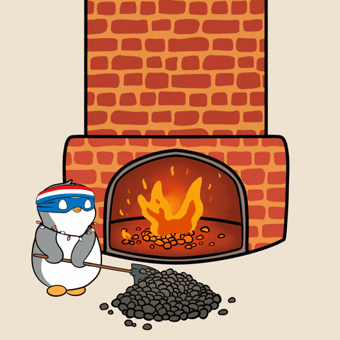 Fire Burn GIF by Pudgy Penguins