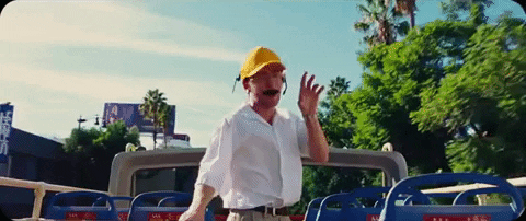 funny tour guide gif