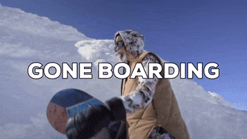 Snow Snowboarding GIF by Eivy - Unbored Onboard