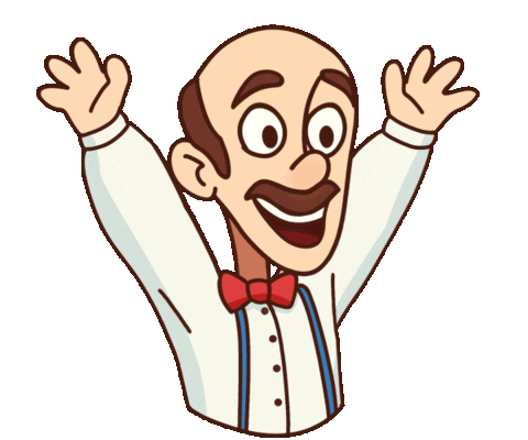 Happy Hands Up Sticker by Homescapes for iOS & Android | GIPHY