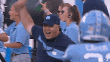 Excited Lets Go GIF by Carolina Football