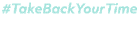 Take Back Your Time Sticker by Laundrify