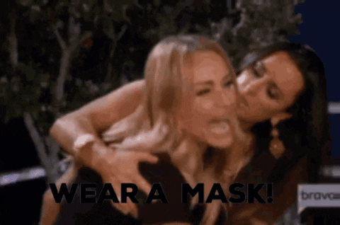 Taylor Armstrong Mask GIF by LydGiggs