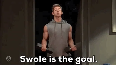 Working Out Nick Jonas GIF by Saturday Night Live