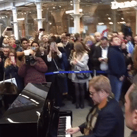 Elton John Surprises London Commuters With Impromptu Performance in Train Station
