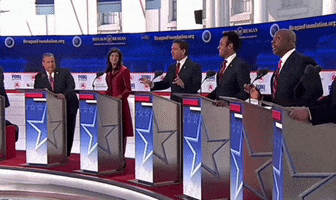 Yelling Republican Debate GIF