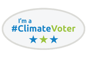 Voting Climate Change Sticker by Citizens' Climate Lobby