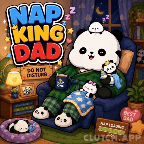 Relaxing Fathers Day GIF by Kanpai Pandas