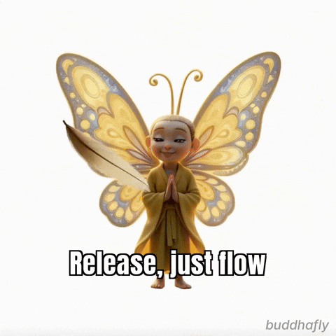 Let Go Peace GIF by BuddhaFlyJourney