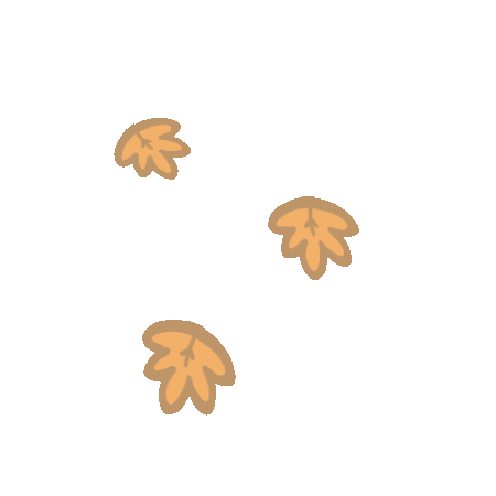 Autumn Leaves 추석 Sticker by Vanesa Longchamp