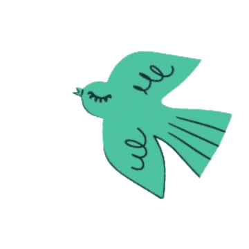 Bird Sticker by Wendy Ramos