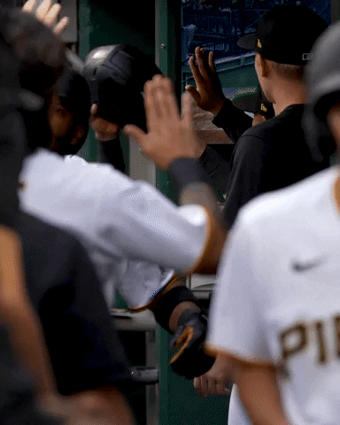 Celebrate Black And Gold GIF by Pittsburgh Pirates