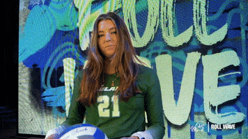 Wave Volleyball GIF by GreenWave
