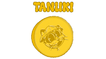 Coin Tanuki Sticker