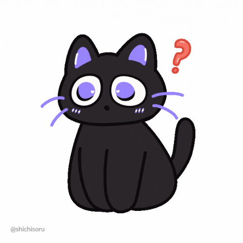 Black Cat Mimi GIF by shichisōru