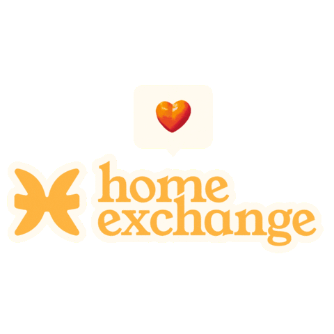 Logo Travel Sticker by HomeExchangeCom
