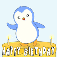 Happy Birthday Dance GIF by Pudgy Penguins