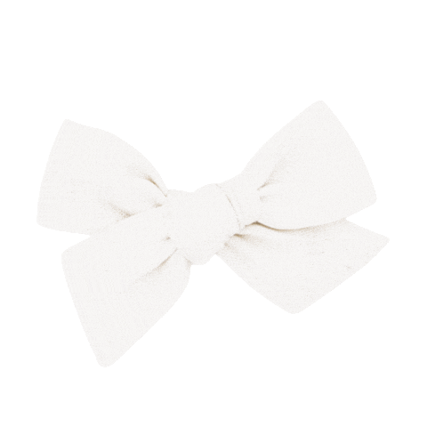 Lou Lou White Bow Sticker by Loulouandcompany