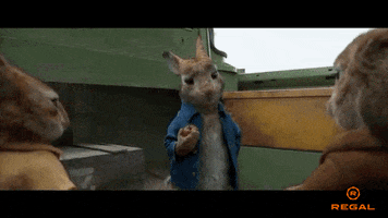 Disgusted Peter Rabbit GIF by Regal