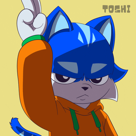 Serious Hands Up GIF by Toshithecat