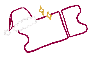 Merry Christmas Sticker by Ticket Gretchen