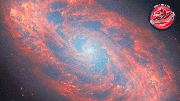 Swirling James Webb GIF by ESA Webb Space Telescope