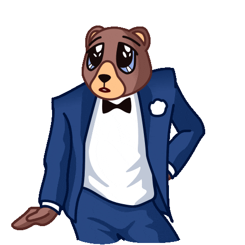 Teddy Bear Dancing Sticker by steady teddys