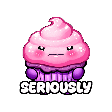 Over It Whatever Sticker by Candy Kult Land