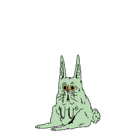 Art Bunny Sticker by The Dirty Nil