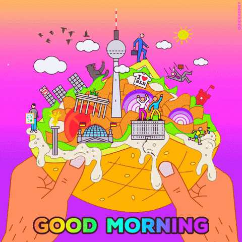 Good Morning Party GIF by PEEKASSO
