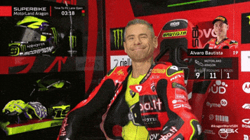 Alvaro Bautista Hello GIF by WorldSBK