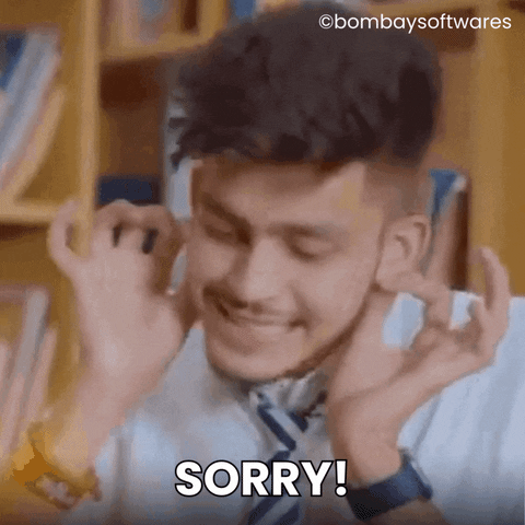 Sorry Forgive Me GIF by Bombay Softwares