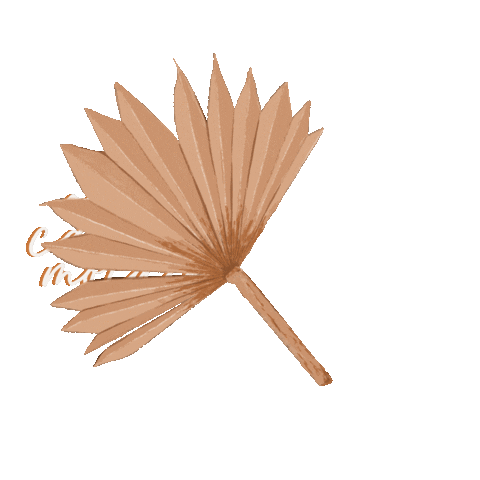 Palm Leaf Boho Sticker