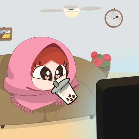 Tired Bubble Tea GIF by sabobatage